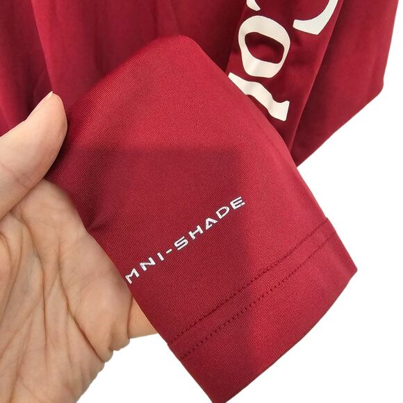 Columbia Shirt Men Fishing Shirt Men Long Sleeve Shirt Columbia PFG Shirt Red - Picture 4 of 7